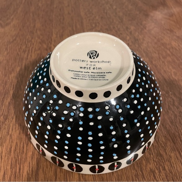 SOLD ONE West Elm Potters Workshop Black Bean Bowl 5.5 Inch Dish - Picture 7 of 9